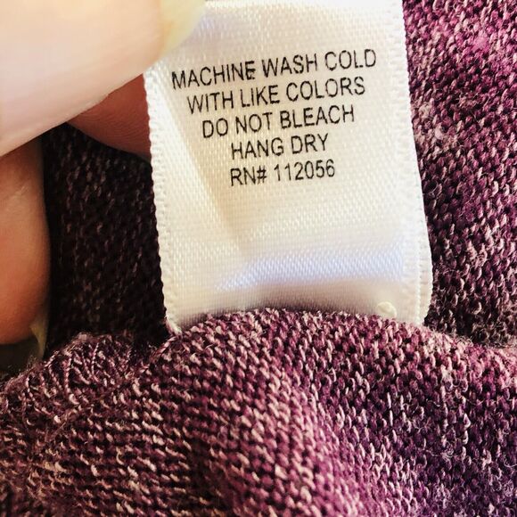 Zenana Fleece Cowl Neck Split Side Sweater Size Small - Picture 7 of 11